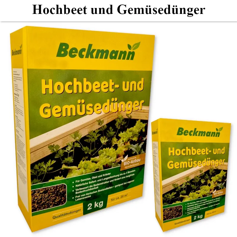Hochbeet- & Gemüsedünger – für kräftige Gemüse- und Kräuterpflanzen mit gesunder Ernte.
