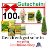 Gutschein 100 € nur gültig im Online-Shop Heckenpflanzen Mencel