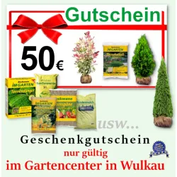 Gutschein 50 € für die Gärtnerei in Wulkau