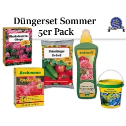 Düngerset Sommer 5er Pack Heckenpflanzen Mencel