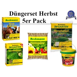 Düngerset Herbst 5er Pack Heckenpflanzen Mencel
