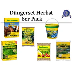 Düngerset Herbst 6er Pack Heckenpflanzen Mencel