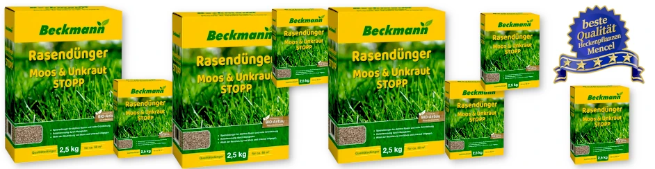 Rasendünger, Anti Moos, Unkrautvernichter, Moos & Unkraut STOPP 2,5 kg