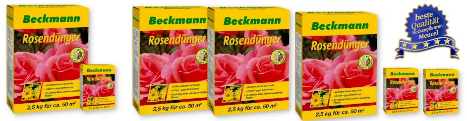 Rosendünger für Rosen, Beete Beckmann