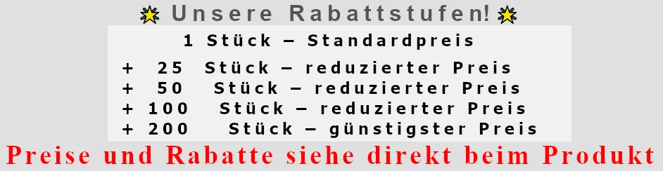 Unsere Rabattstufen - Heckenpflanzen Mencel
